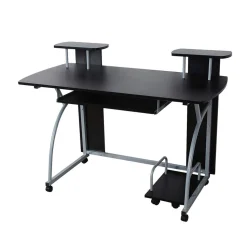 Store SONGMICS Chaise gaming sport bleu Noir