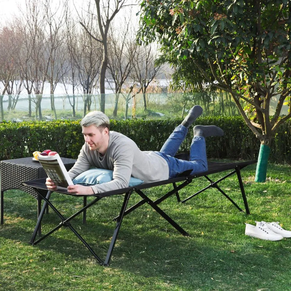 Hot SONGMICS Chaise hamac bleu