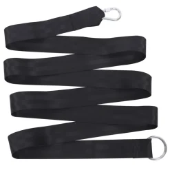 Shop SONGMICS Chaise longue ondulée noir