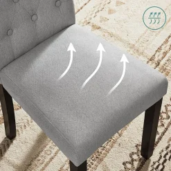 Online SONGMICS Chaise luxe Gris