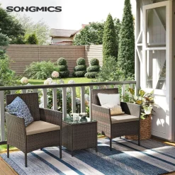 Clearance SONGMICS Chaise pliante gris