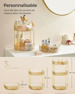 Flash Sale SONGMICS Chaise rembourrée de maquillage blanc mat et rose bonbon