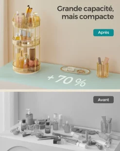 Flash Sale SONGMICS Chaise rembourrée de maquillage blanc mat et rose bonbon