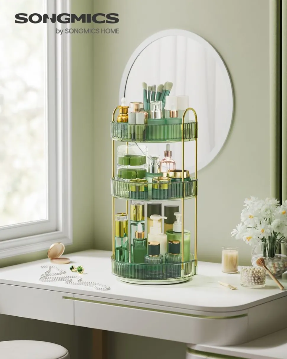 Flash Sale SONGMICS Chaise rembourrée de maquillage blanc mat et rose bonbon