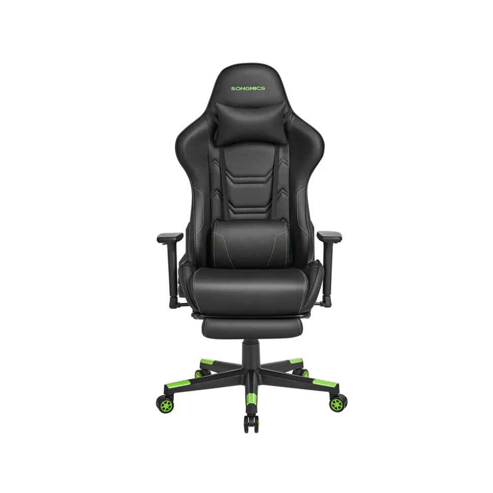 Hot SONGMICS Chaise repose-pieds Noir