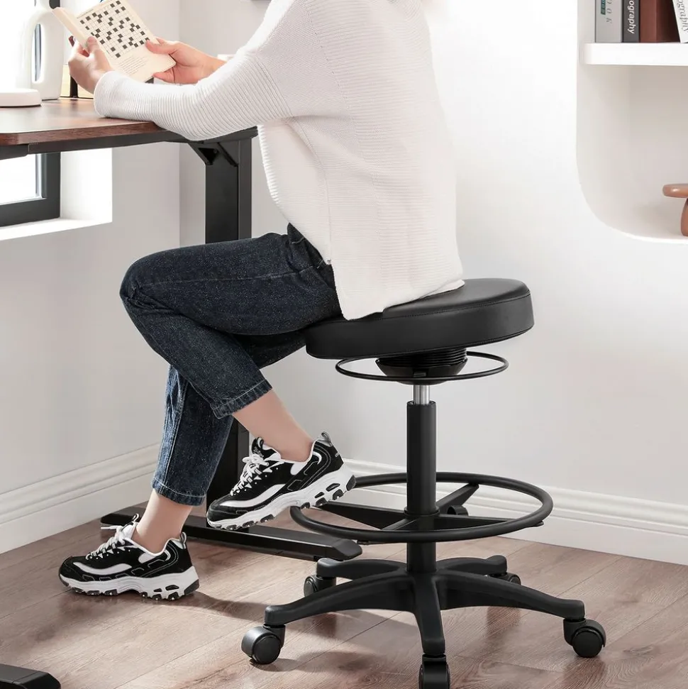 Outlet SONGMICS Chaise respirante noir