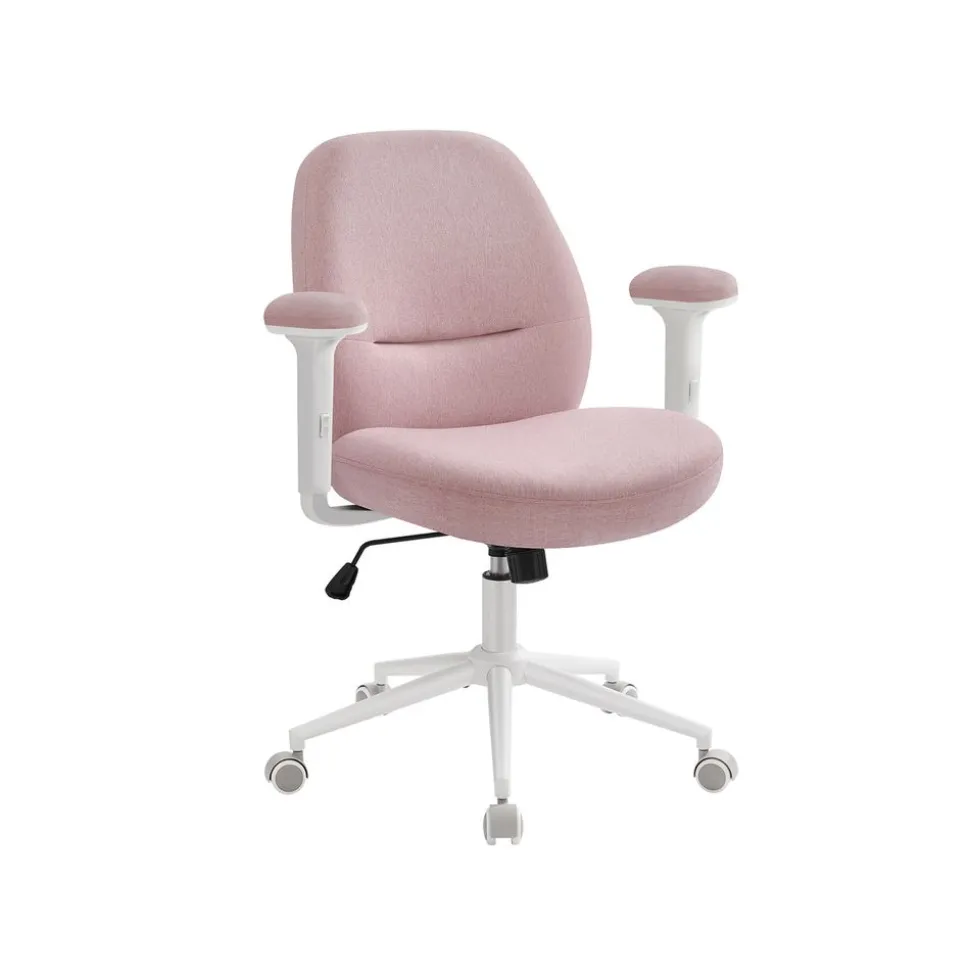 Online SONGMICS Chaise réglable avec dossier et socle rose bonbon