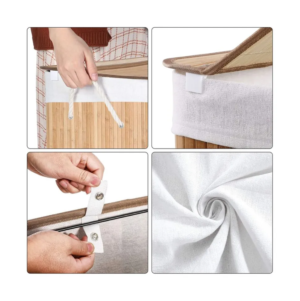 Best SONGMICS Chariot à linge 2 paniers noir