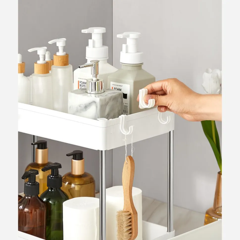 New SONGMICS Chariot 3 niveaux blanc