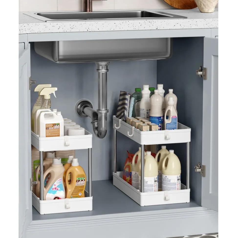 New SONGMICS Chariot 3 niveaux blanc