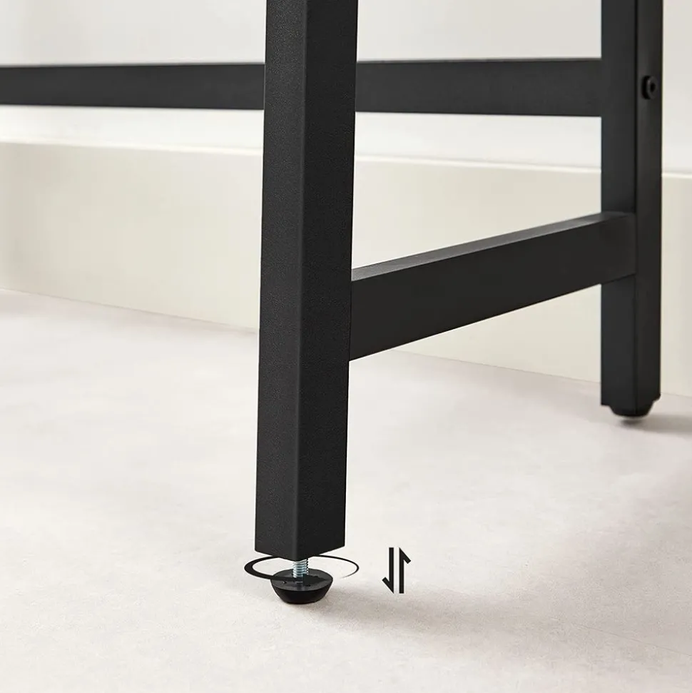 Store SONGMICS Chariot 3 niveaux Blanc