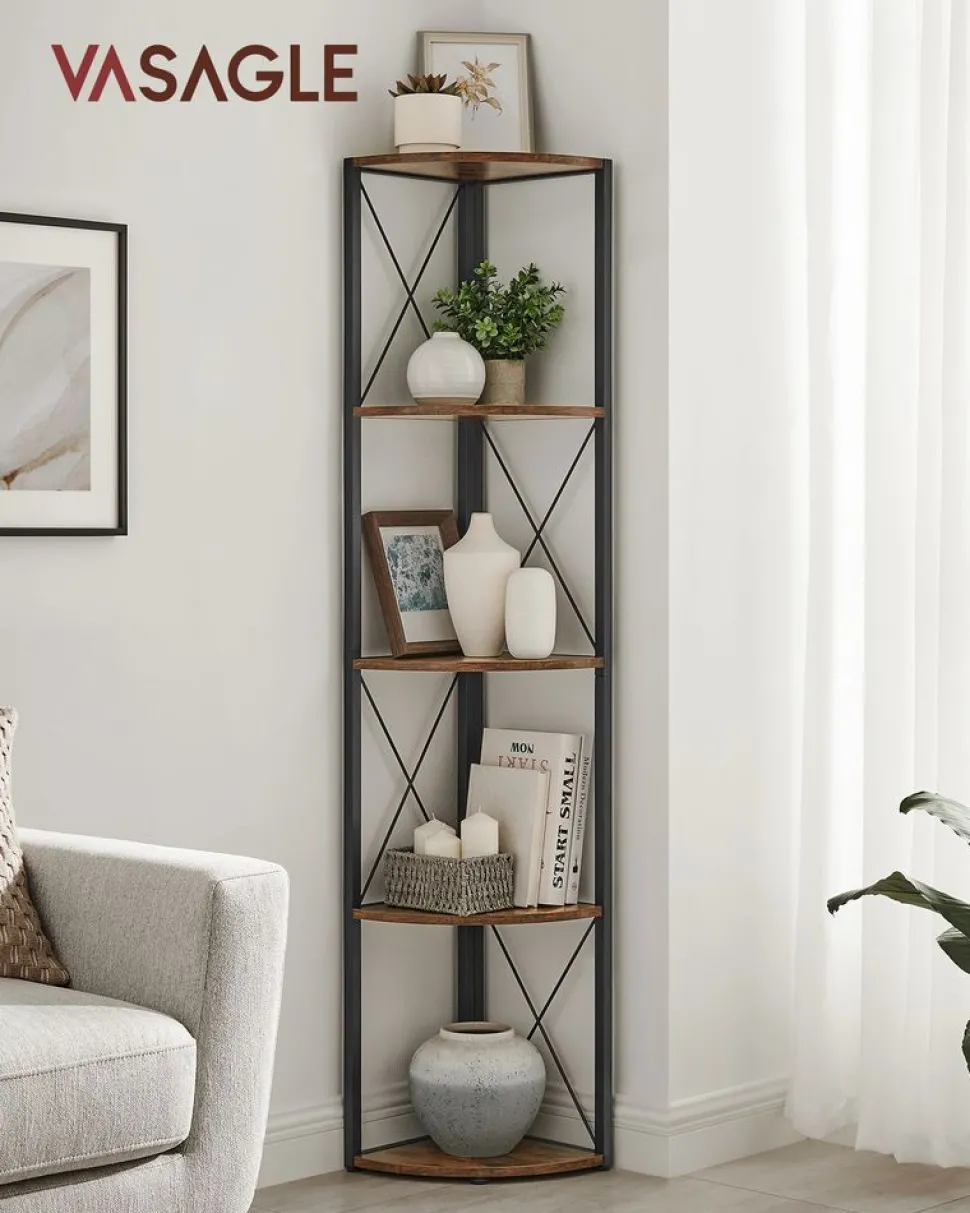 Hot SONGMICS Chariot de salle de bain à 3 niveaux sur roulettes 20 x 30 x 80 cm blanc et couleur boisée