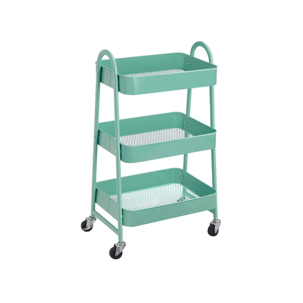 Best Sale SONGMICS Chariot mobile à 3 niveaux noir