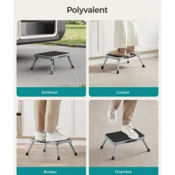 Hot SONGMICS Échelle 3 marches