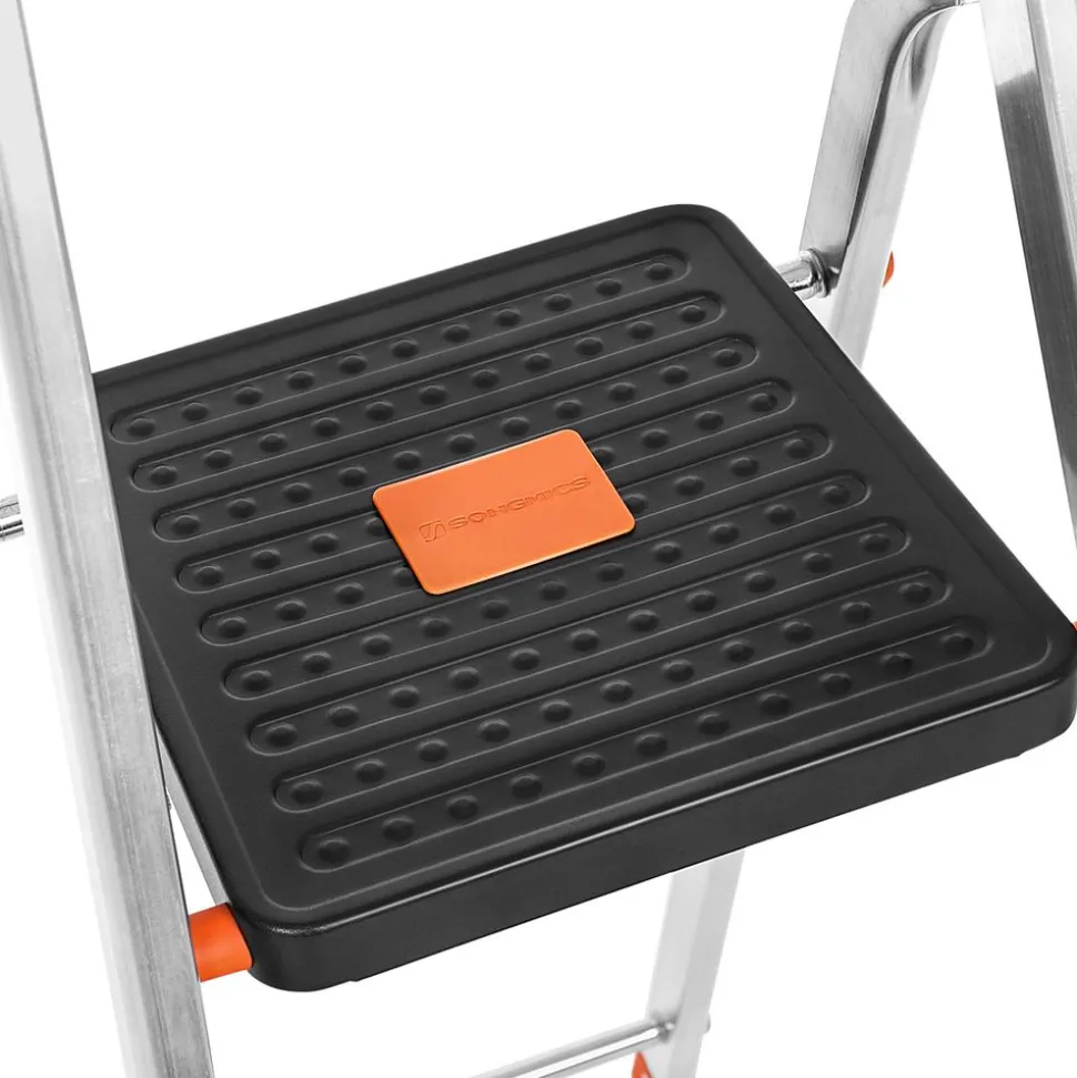 Cheap SONGMICS Échelle 6 marches en alu Blanc