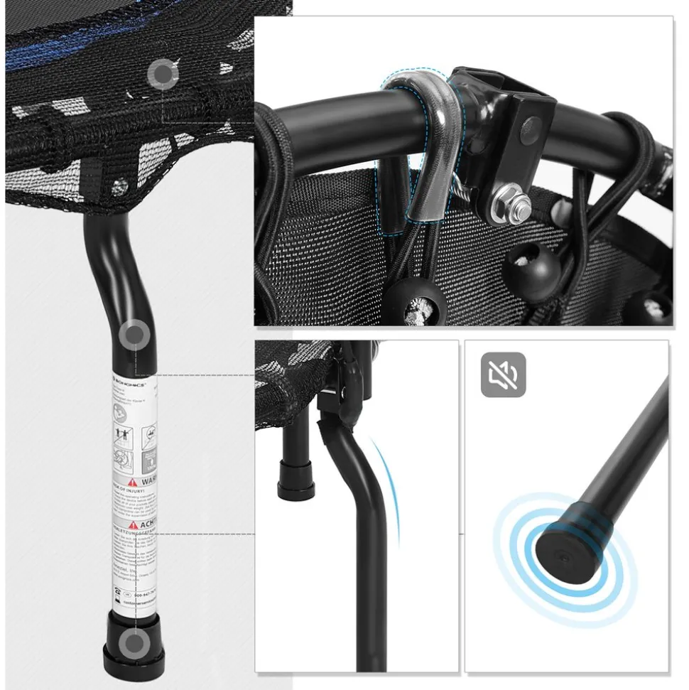 Cheap SONGMICS Échelle trampoline antiglisse Noir