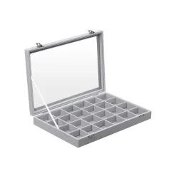 Cheap SONGMICS Coffre à bijoux gris