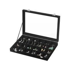 Cheap SONGMICS Coffre à bijoux gris