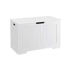 Clearance SONGMICS Coffre de rangement bois Blanc