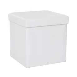 Store SONGMICS Coffre de rangement 40L blanc