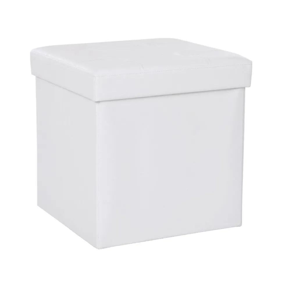 Store SONGMICS Coffre de rangement 40L blanc