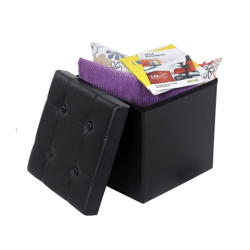 Store SONGMICS Coffre de rangement 40L blanc