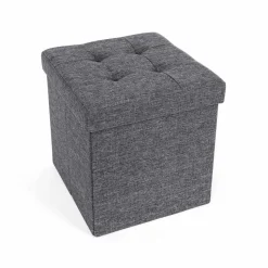 Shop SONGMICS Coffre de rangement 40L Gris Foncé