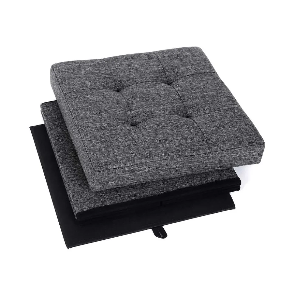 Shop SONGMICS Coffre de rangement 40L Gris Foncé