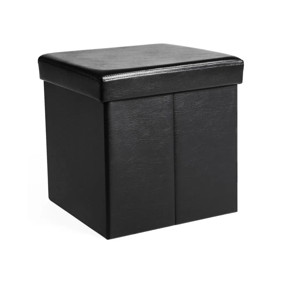 Best SONGMICS Coffre de rangement lisse 40L Noir