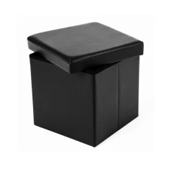 Best SONGMICS Coffre de rangement lisse 40L Noir