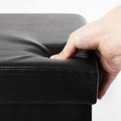 Best SONGMICS Coffre de rangement lisse 40L Noir