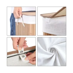 Clearance SONGMICS Coffre rangement 80L gris chiné