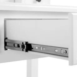 Cheap SONGMICS Coiffeuse 2 tiroirs Blanc