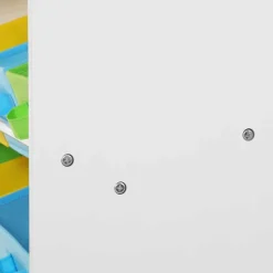 Outlet SONGMICS Coiffeuse avec grand miroir avec 2 tiroirs et 3 compartiments blanc