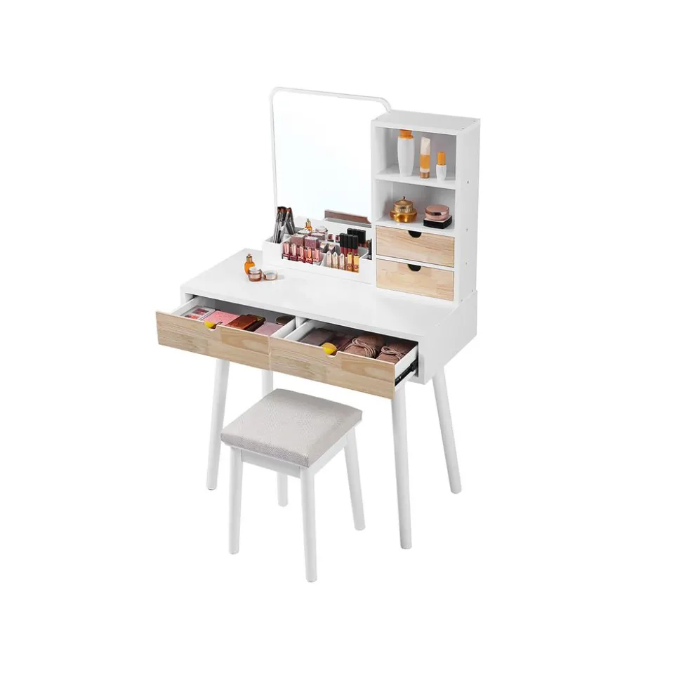 Flash Sale SONGMICS Coiffeuse avec grand miroir