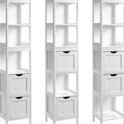 Online SONGMICS Coiffeuse avec Miroir Pliable Blanc