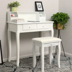 Best Sale SONGMICS Coiffeuse Blanc