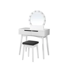Best SONGMICS Coiffeuse lumière blanc