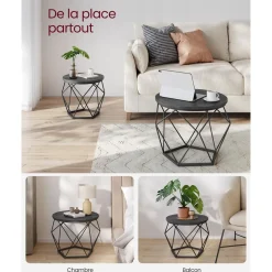 Shop SONGMICS Coiffeuse miroir Blanc