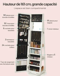 Fashion SONGMICS Coiffeuse moderne