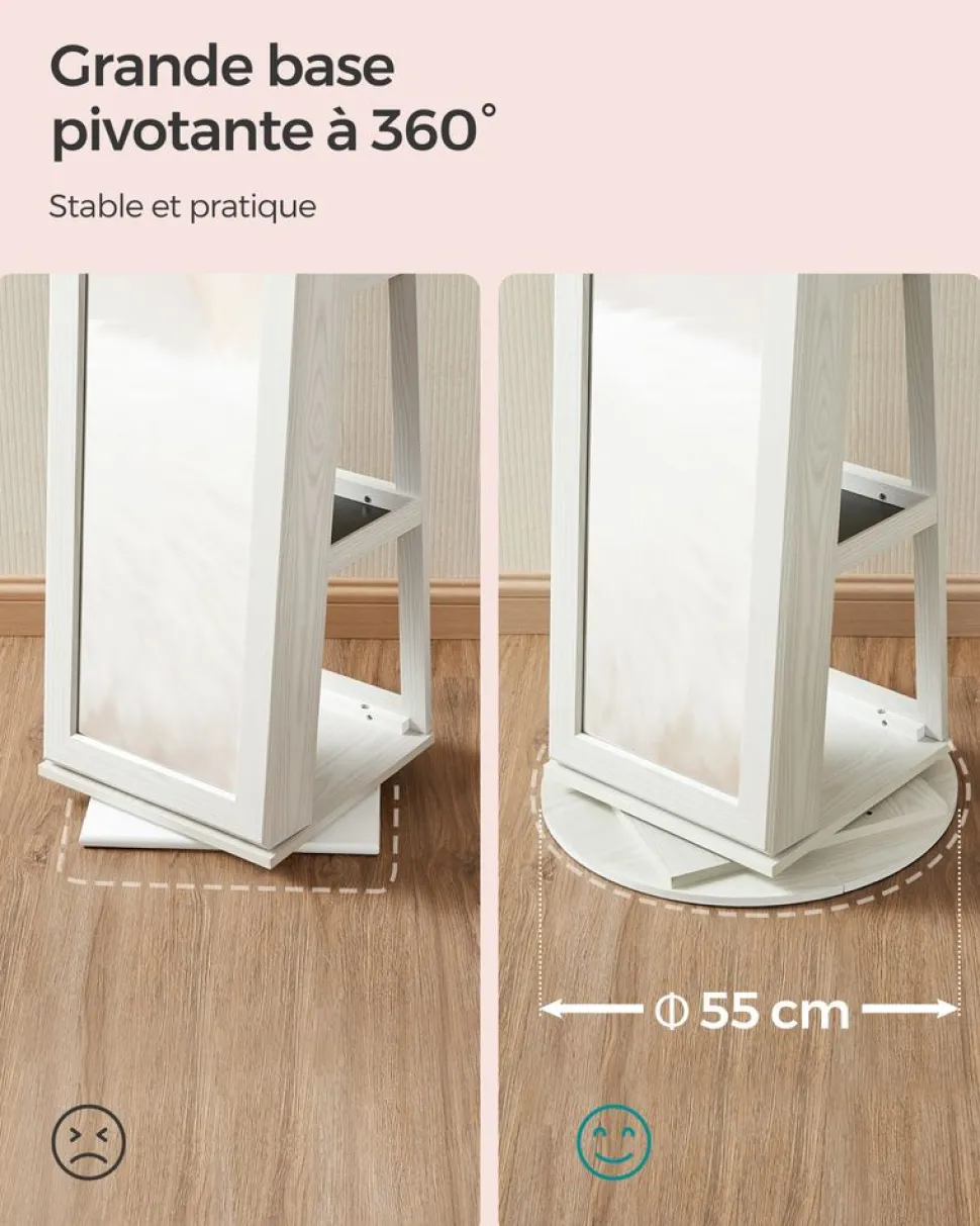 Fashion SONGMICS Coiffeuse moderne