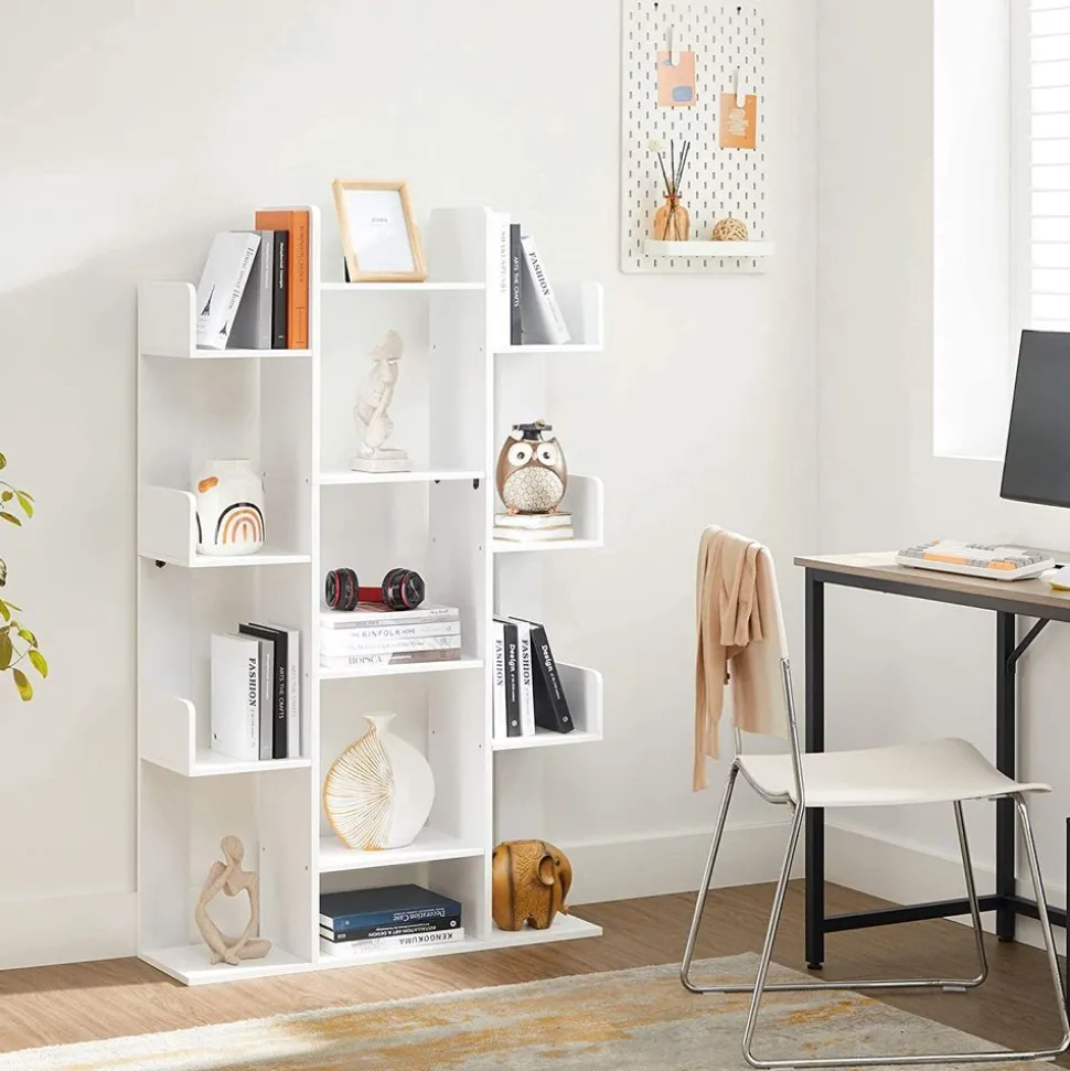 Fashion SONGMICS Coiffeuse triple Blanc