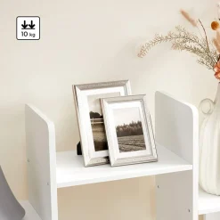 Fashion SONGMICS Coiffeuse triple Blanc