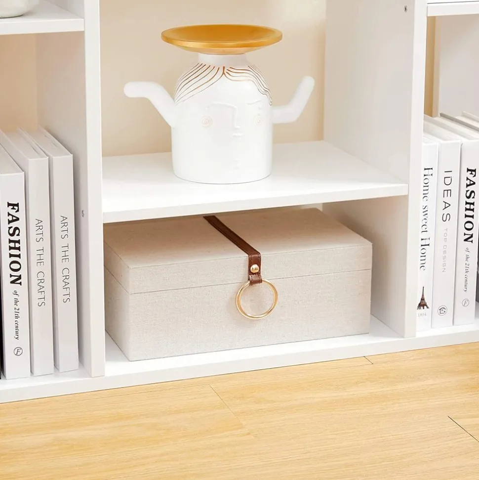 Fashion SONGMICS Coiffeuse triple Blanc