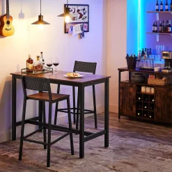 Sale SONGMICS Collection EKHO - 2 Chaises de salle à manger noir d'encre