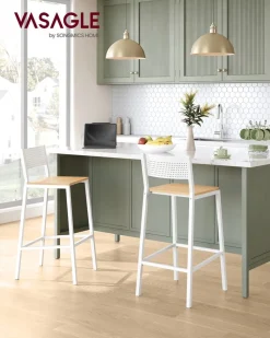 Sale SONGMICS Collection EKHO - 2 Chaises de salle à manger noir d'encre