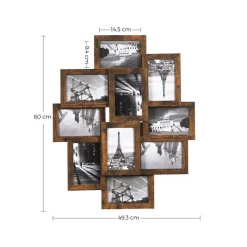 Fashion SONGMICS Collection EKHO - 2 Tabourets de bar en PU marron caramel