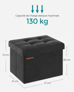 Shop SONGMICS Collection EKHO - Banc d'entrée en PU marron caramel