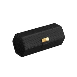 Cheap SONGMICS Collection RONNE - Étui de voyage 3 montres surface noir et doublure noir