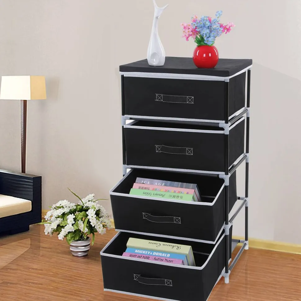 Cheap SONGMICS Commode 4 tiroirs